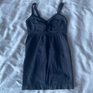 Black nursing cami/tank top - size small